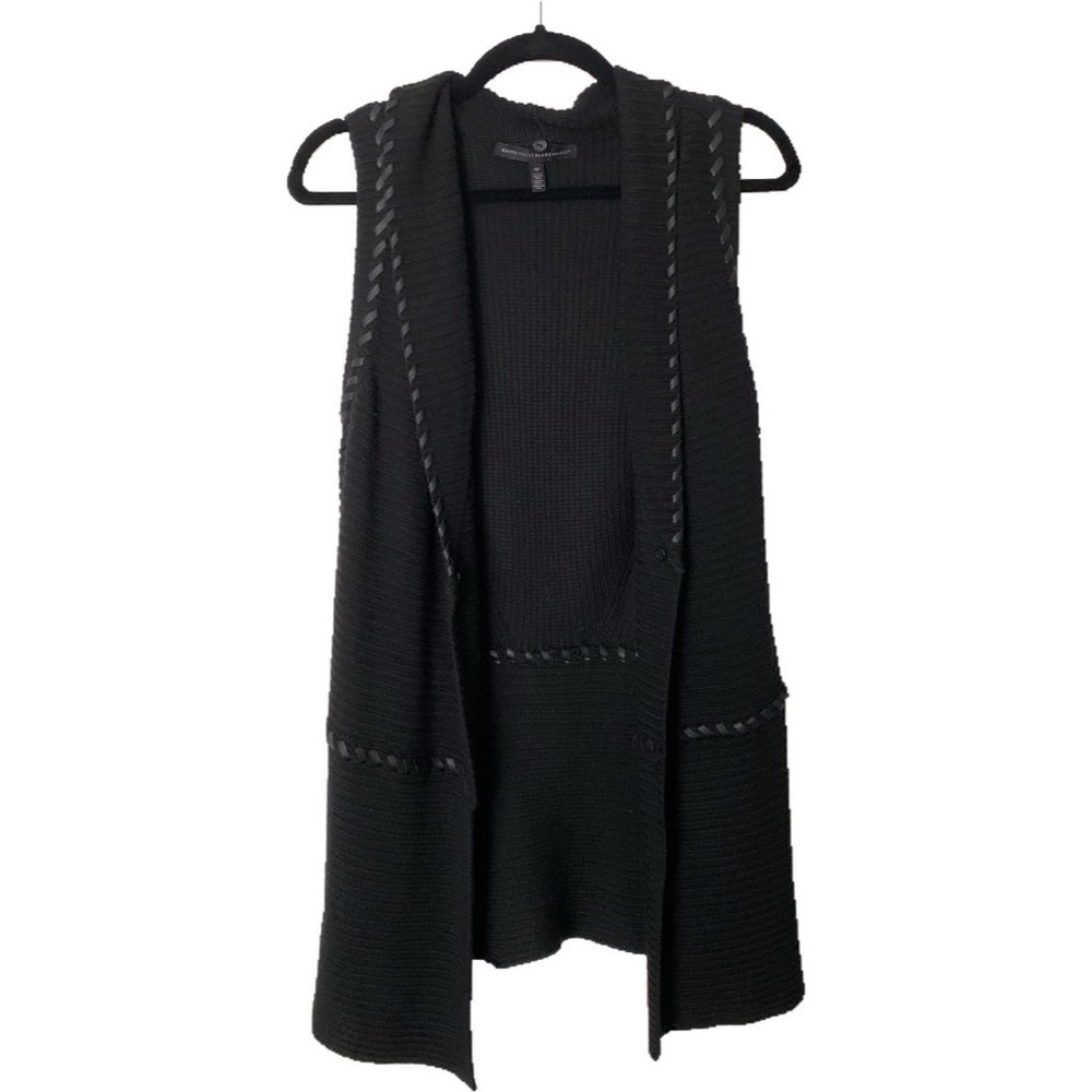 White House Black Market Sweater w/ Removable Fur